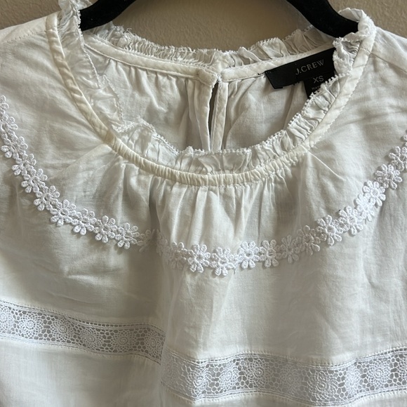 J Crew Daisy Chain Peplum Top Size XS - Picture 3 of 12